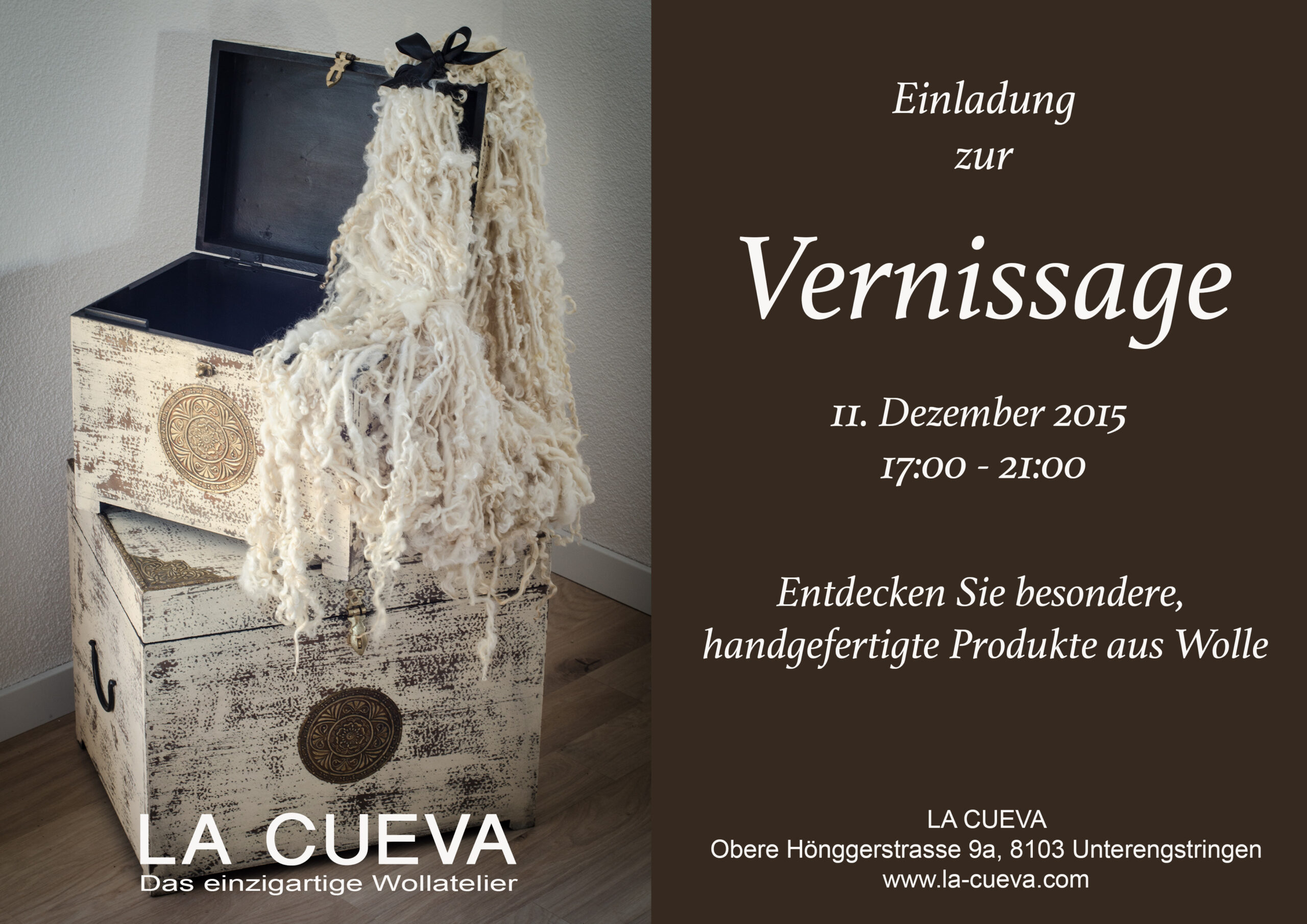 Einladung Vernissage – La Cueva