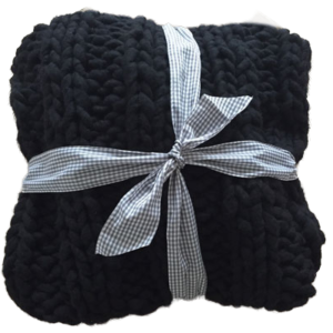 Decke-schwarz-gebunden